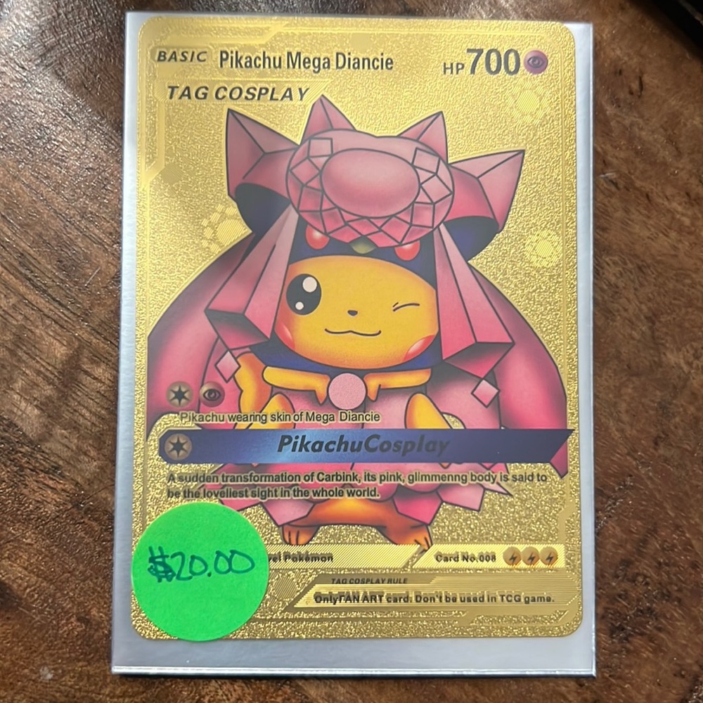 Basic Pikachu Mega Diancie HP 700